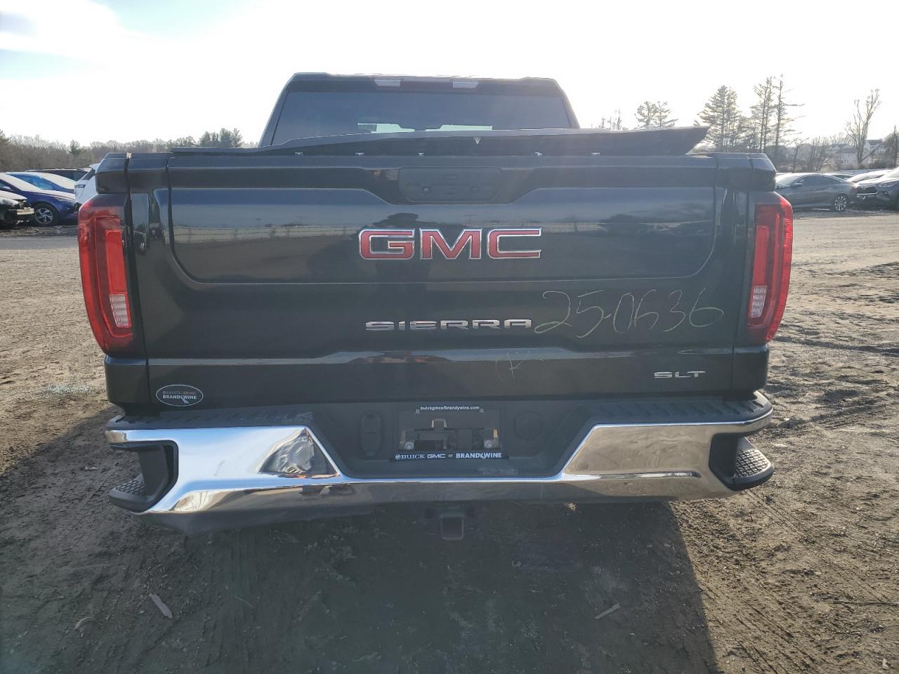2021 GMC Sierra VIN 3GTU9DED5MG451677 Copart auction photo, front end / undercarriage damage thumbnail 6
