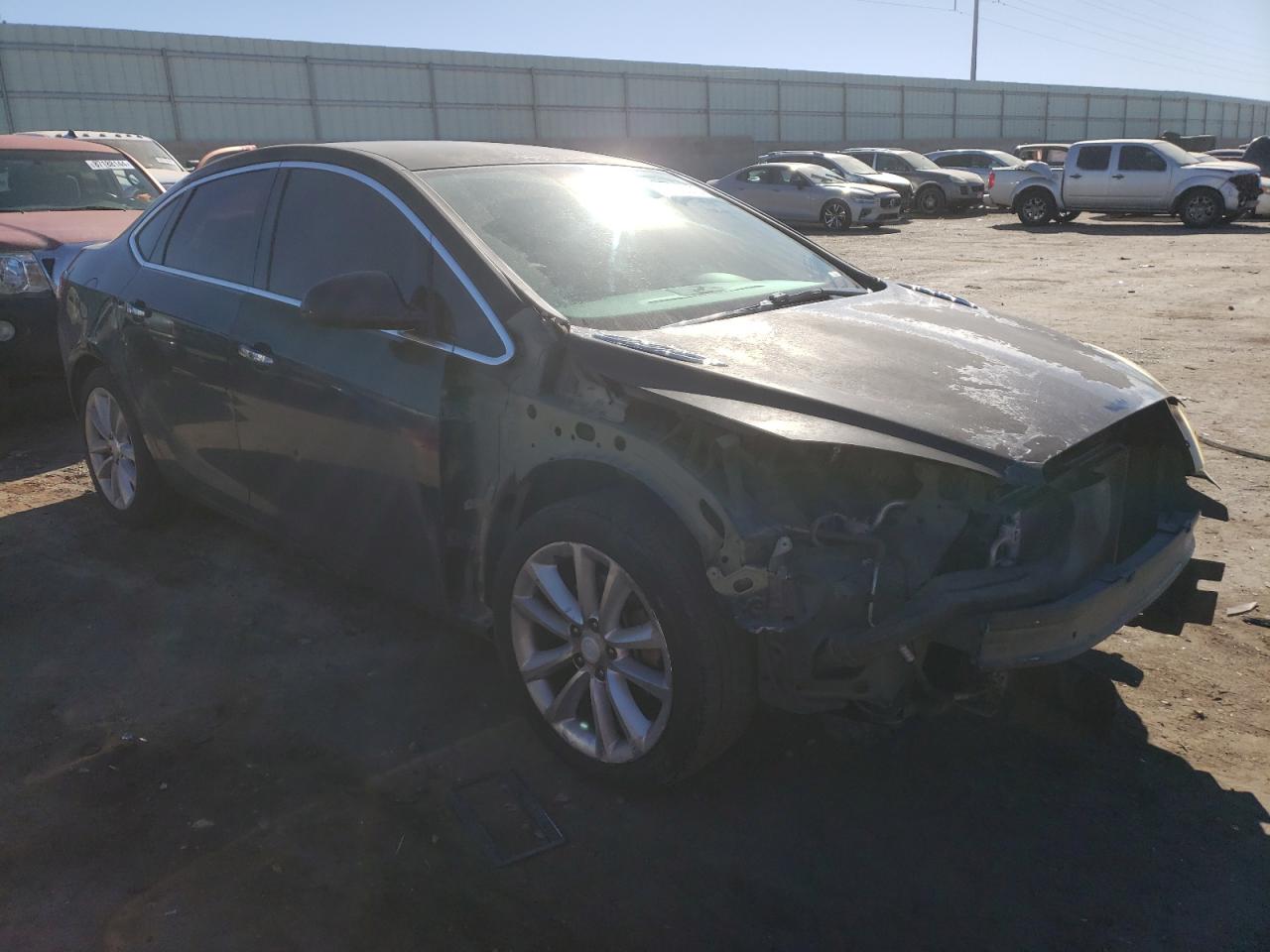2014 Buick Verano VIN 1G4PR5SK1E4142045 Copart auction photo, front end damage thumbnail 4