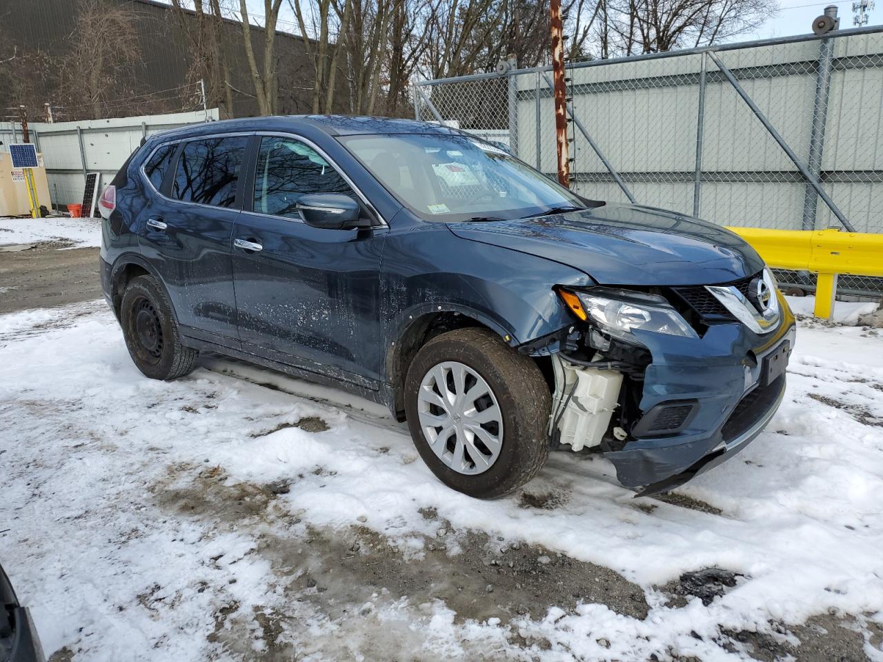 2014 Nissan Rogue VIN 5N1AT2MK0EC796754 Copart auction photo, front end / side damage thumbnail 4