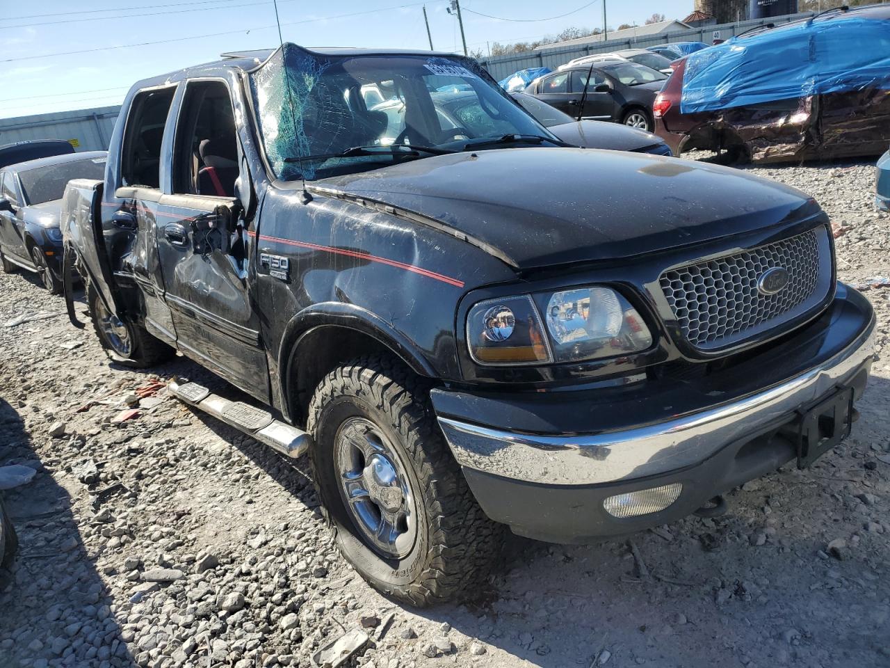 2001 Ford F-150 VIN 1FTRW08L31KB19803 Copart auction photo, all over damage thumbnail 4