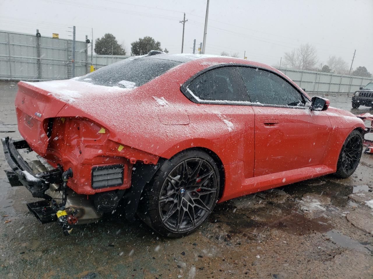 2023 BMW M2 VIN 3MF13DM04P8D45073 Copart auction photo, front end / rear end damage thumbnail 3