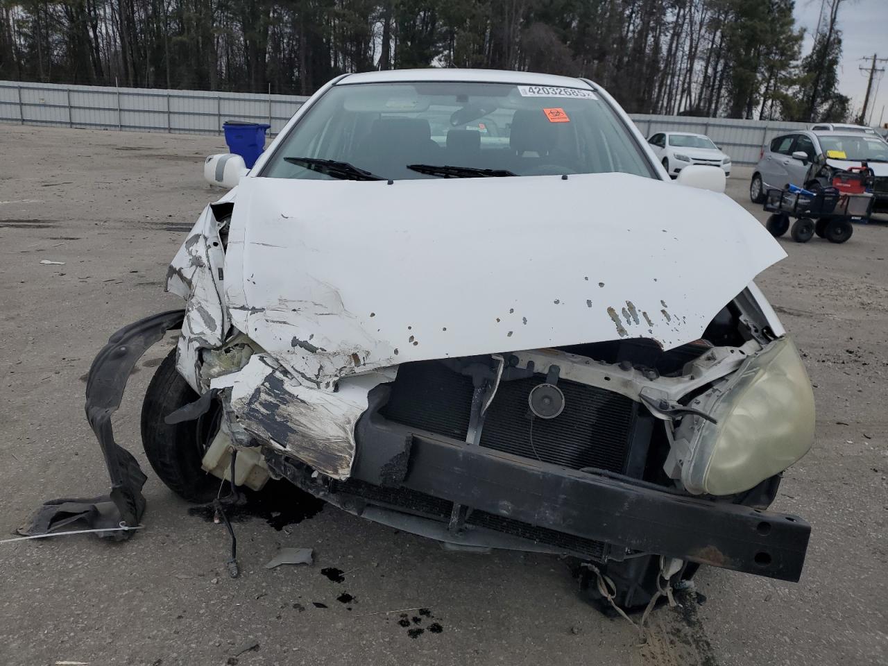 2007 Toyota Corolla VIN 2T1BR32E87C784162 Copart auction photo, front end / rear end damage thumbnail 5