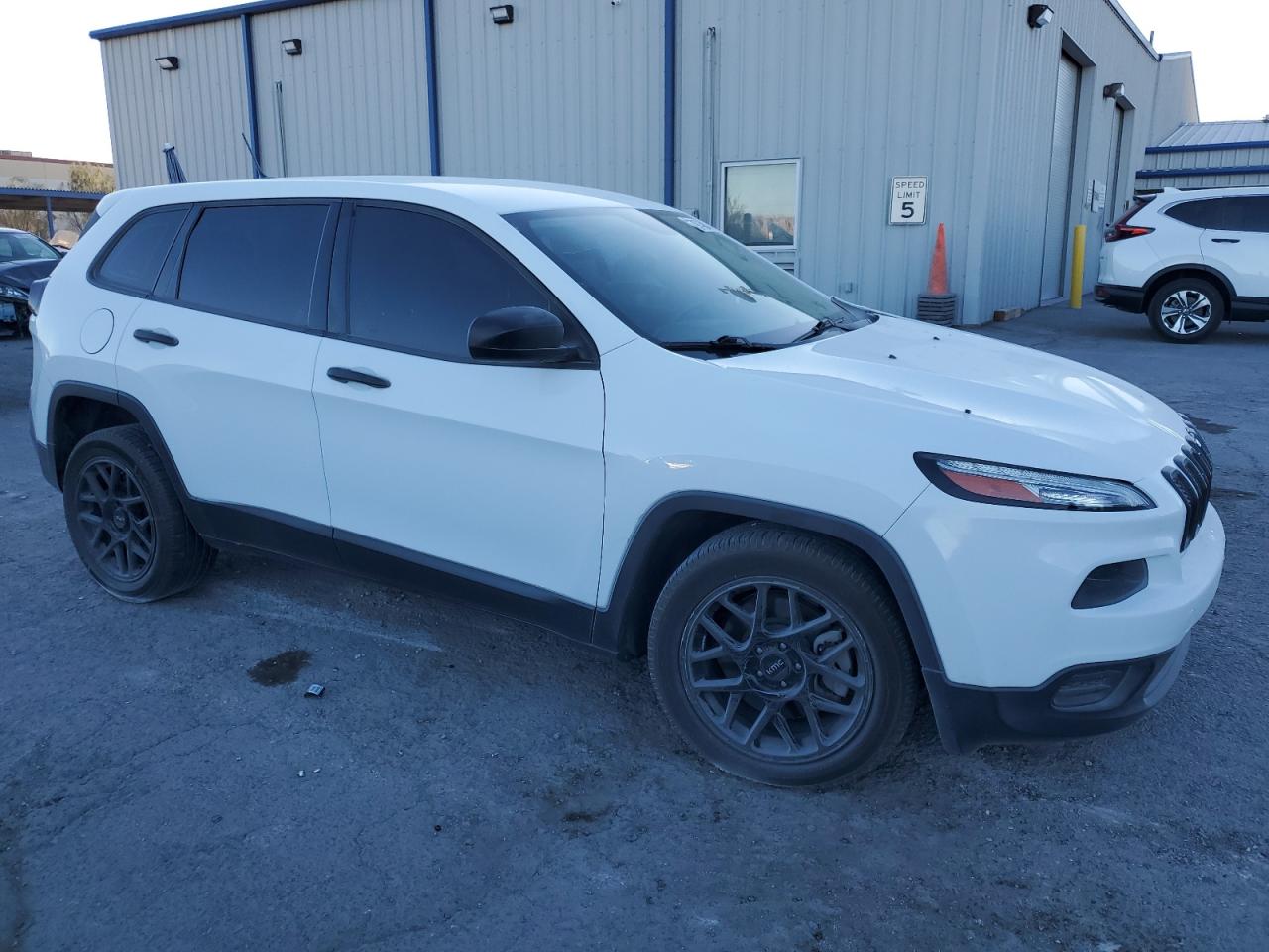 2014 Jeep Grand Cherokee VIN 1C4PJLAB6EW312647 Copart auction photo, side / front end damage thumbnail 4