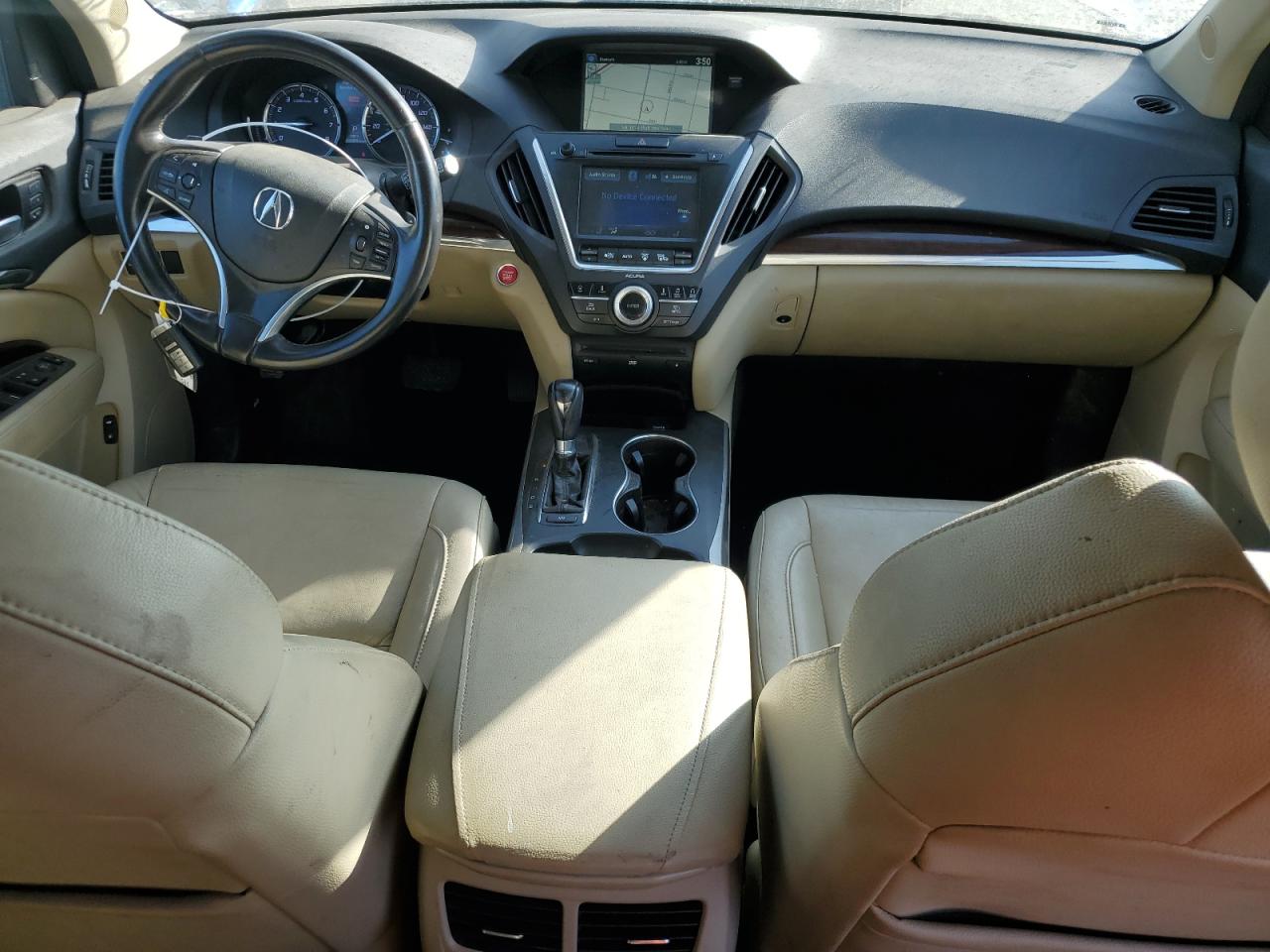 2014 Acura MDX VIN 5FRYD4H6XEB016060 Copart auction photo, front end damage thumbnail 8