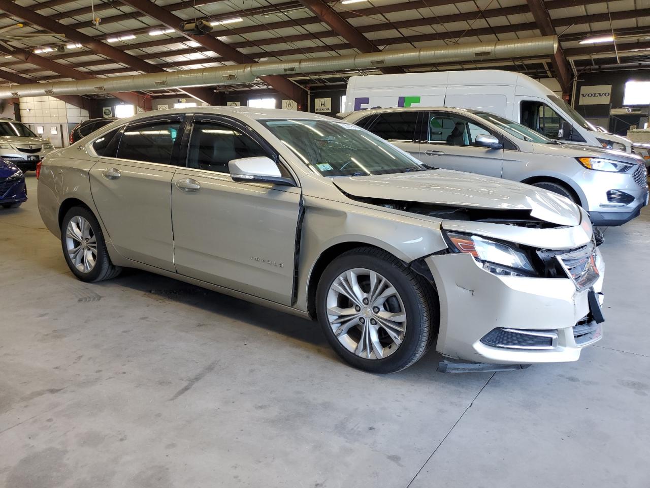 2015 Chevrolet Impala VIN 2G1125S3XF9284537 Copart auction photo, front end / rear end damage thumbnail 4