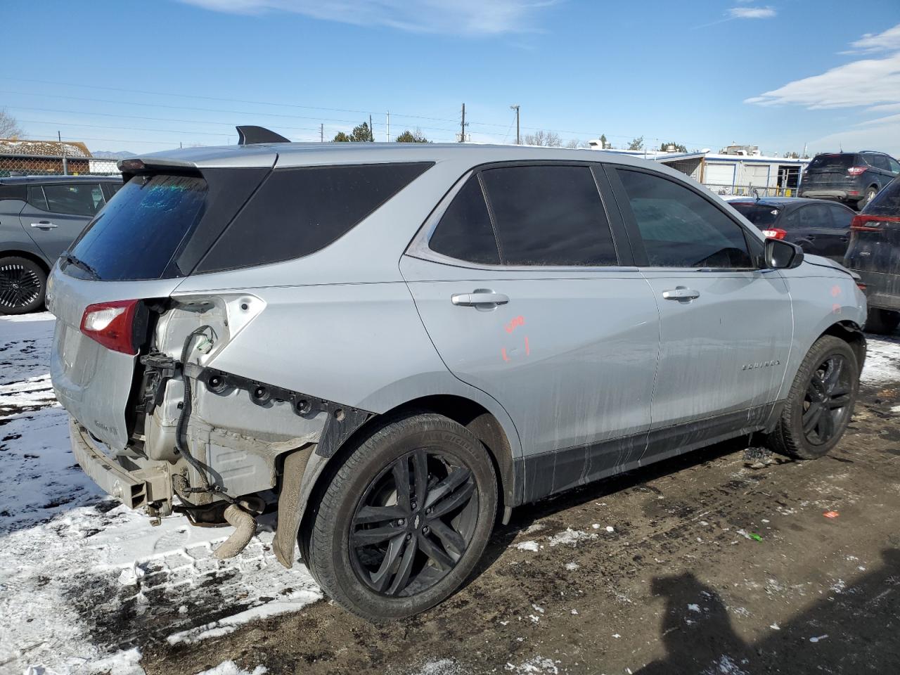2021 Chevrolet Equinox VIN 3GNAXUEVXML328151 Copart auction photo, front end / rear end damage thumbnail 3