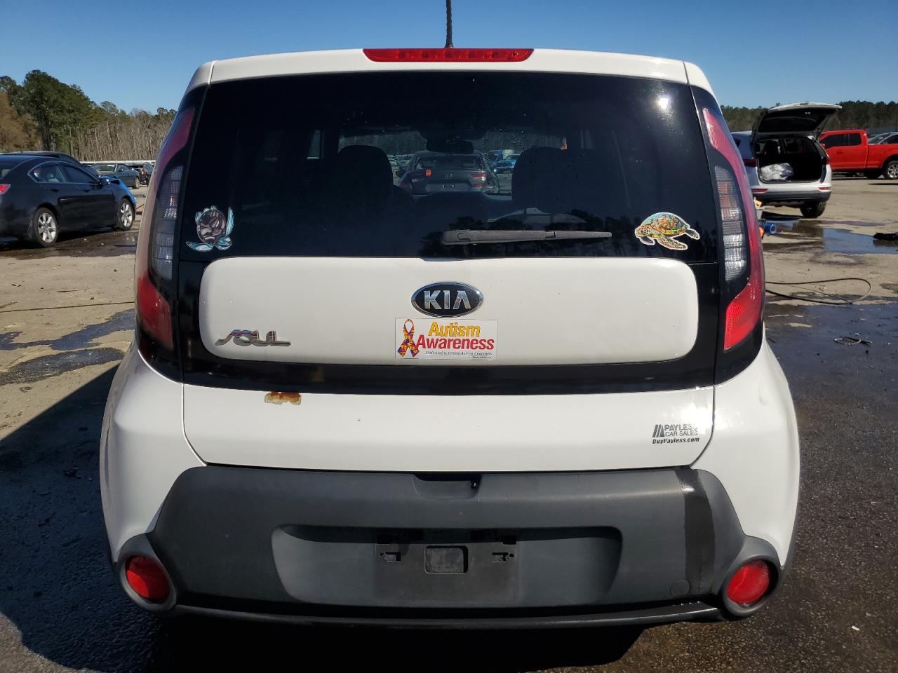 2016 KIA Soul VIN KNDJN2A24G7318772 Copart auction photo, side damage thumbnail 6