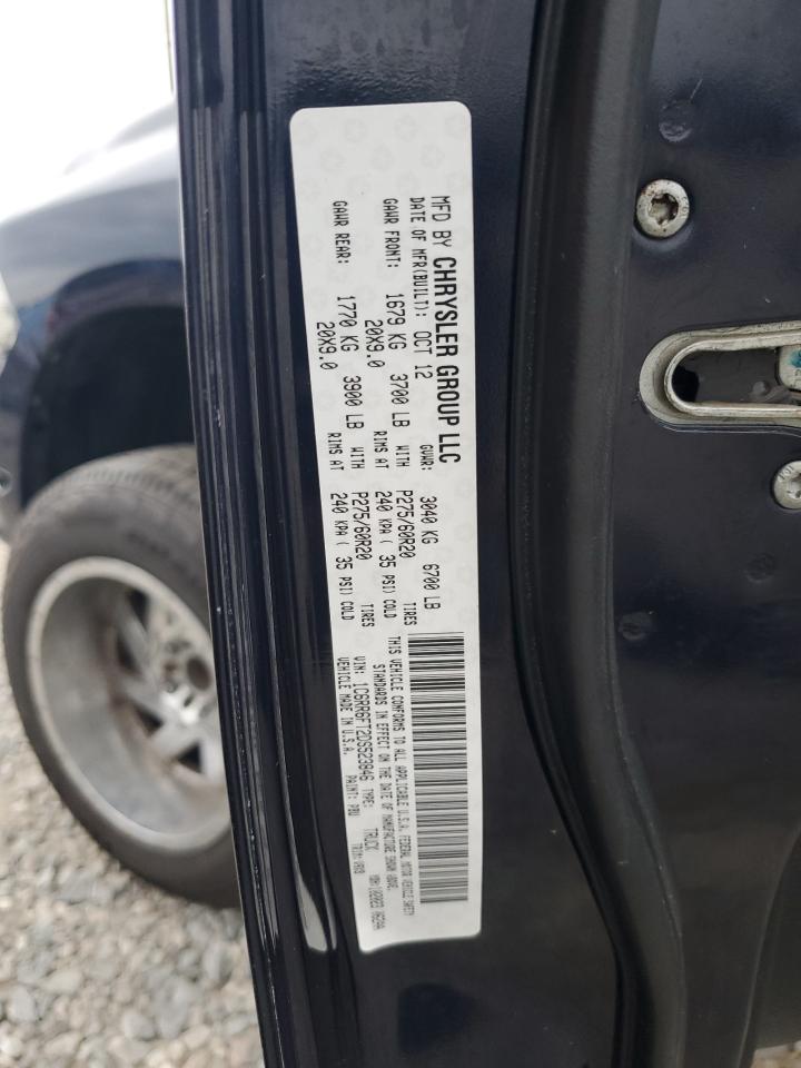 2013 RAM 1500 VIN 1C6RR6FT2DS523846 Copart auction photo, all over damage thumbnail 12