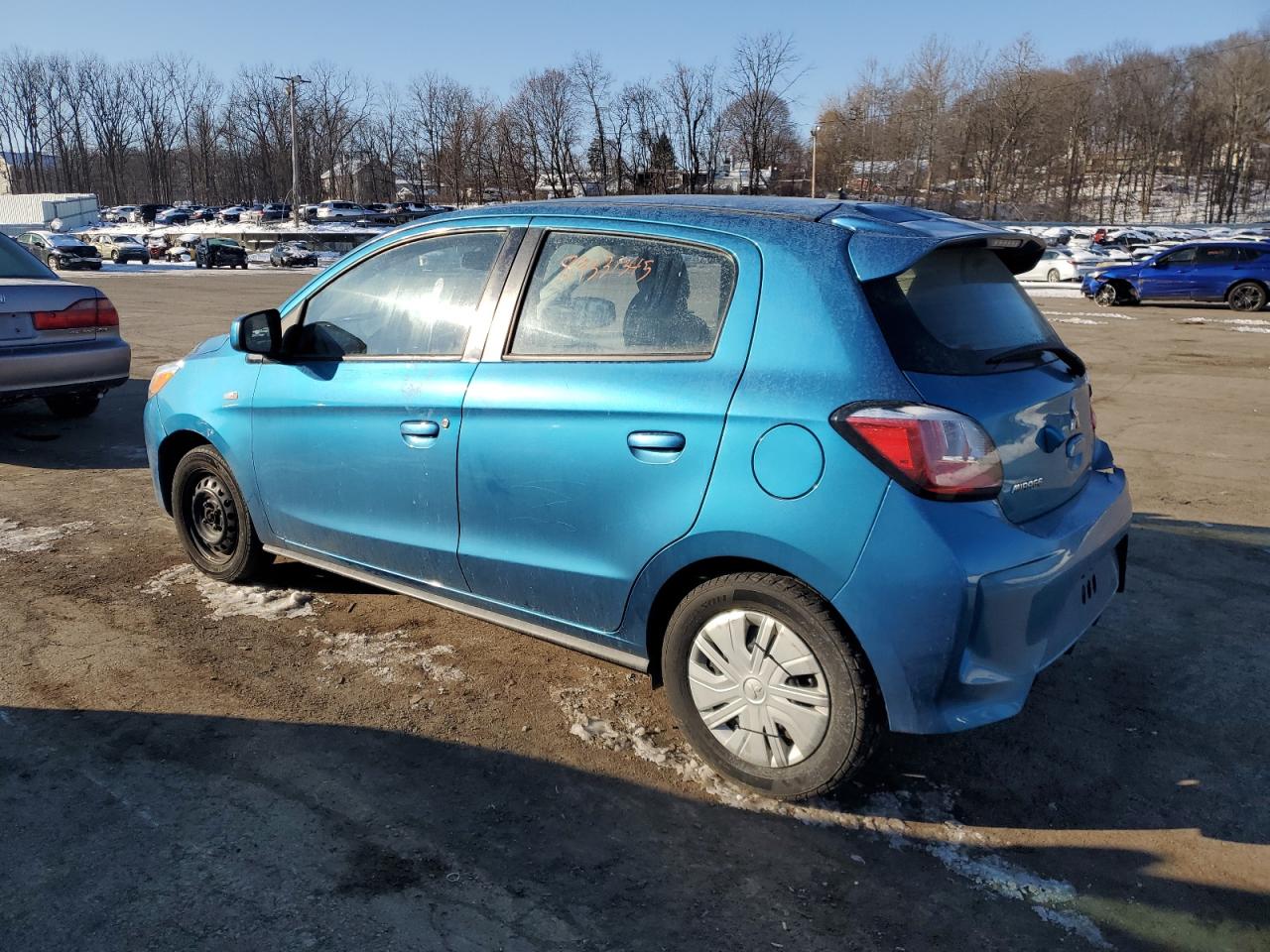 2021 Mitsubishi Mirage VIN ML32AUHJ8MH004625 Copart auction photo, rear end damage thumbnail 2