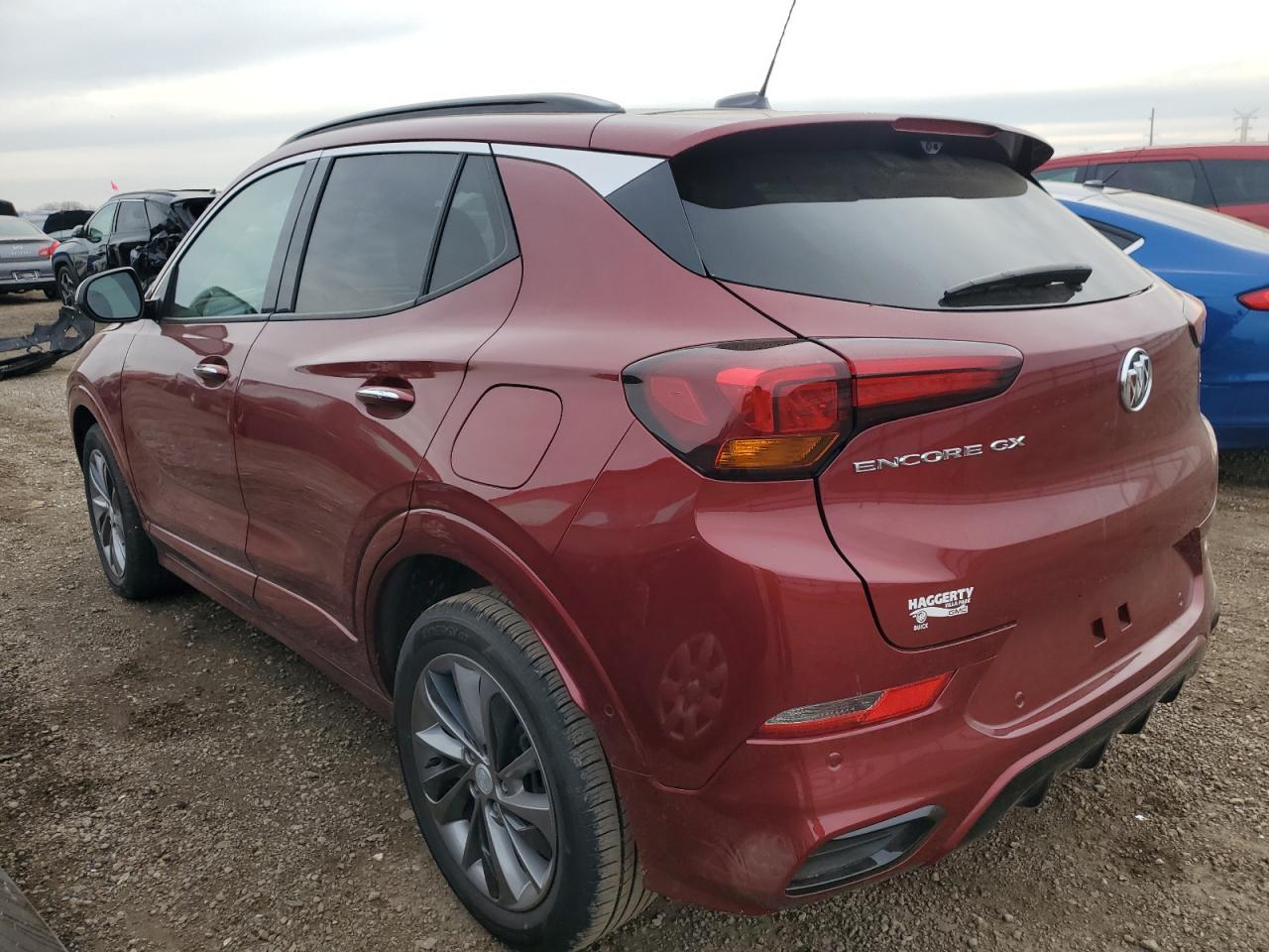 2022 Buick Encore VIN KL4MMFSL8NB047640 Copart auction photo, all over damage thumbnail 2