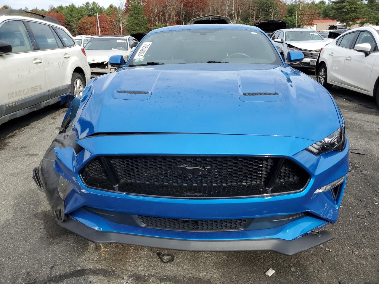 2020 Ford Mustang VIN 1FA6P8CF9L5141599 Copart auction photo, front end / minor dent/scratches damage thumbnail 5