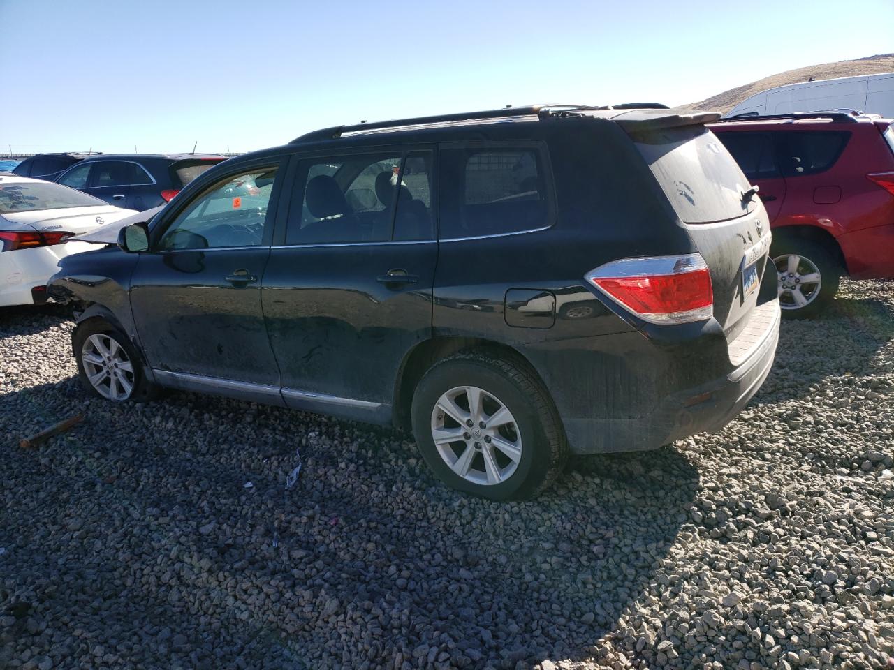 2013 Toyota Highlander VIN 5TDBK3EH5DS179285 Copart auction photo, front end damage thumbnail 2