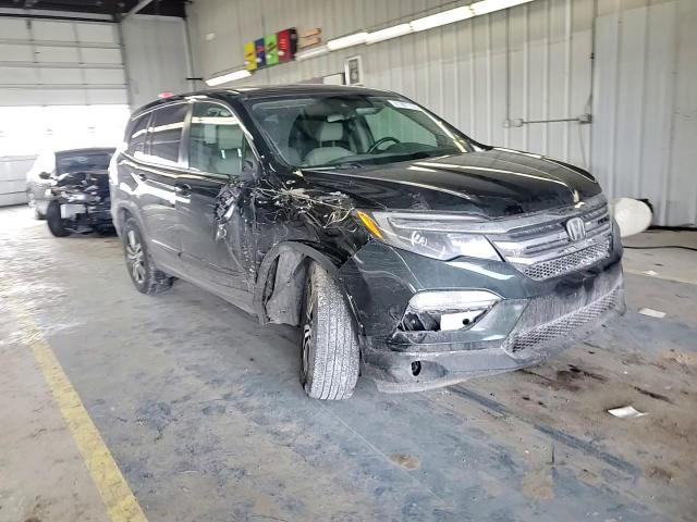 2018 Honda Pilot VIN 5FNYF6H69JB036530 Copart auction photo, front end / side damage thumbnail 12