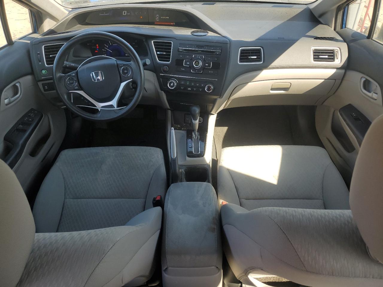 2015 Honda Civic VIN 2HGFB2F51FH536884 Copart auction photo, all over damage thumbnail 8