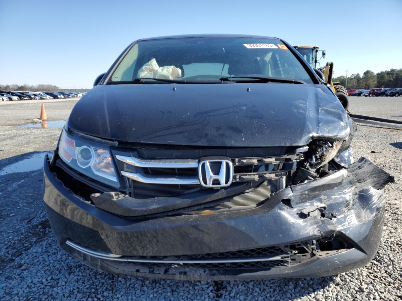 2016 Honda Odyssey VIN 5FNRL5H67GB089842 Copart auction photo, front end / mechanical damage thumbnail 5