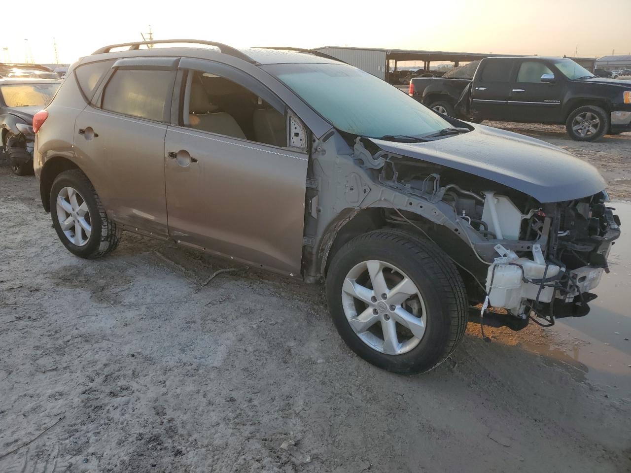 2010 Nissan Murano VIN JN8AZ1MUXAW000202 Copart auction photo, front end / side damage thumbnail 4