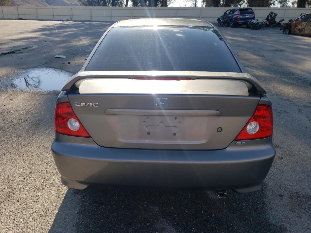2005 Honda Civic VIN 1HGEM22995L032177 Copart auction photo, side damage thumbnail 6