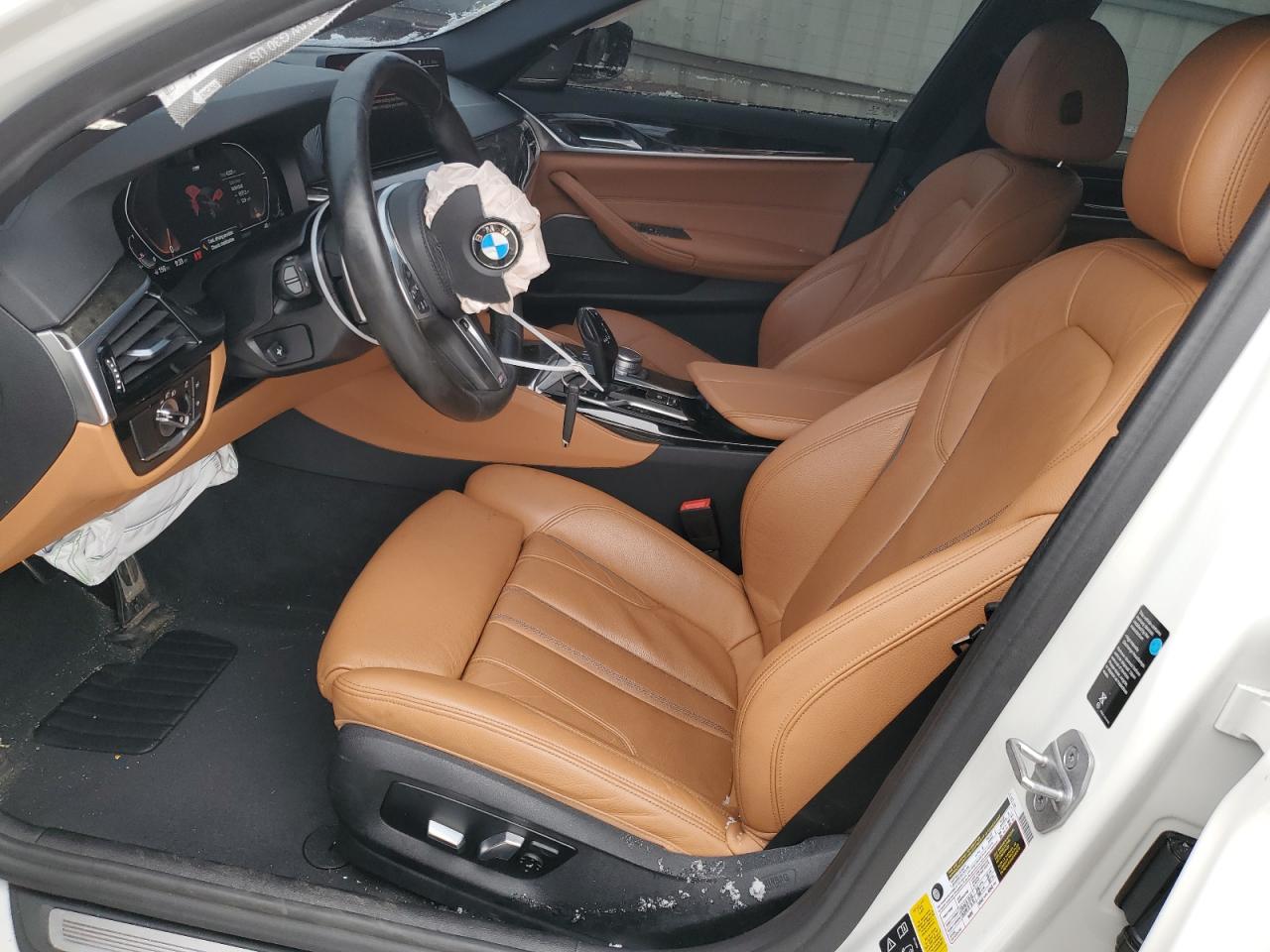 2021 BMW 5er VIN WBA73BJ08MWX37611 Copart auction photo, front end / side damage thumbnail 7