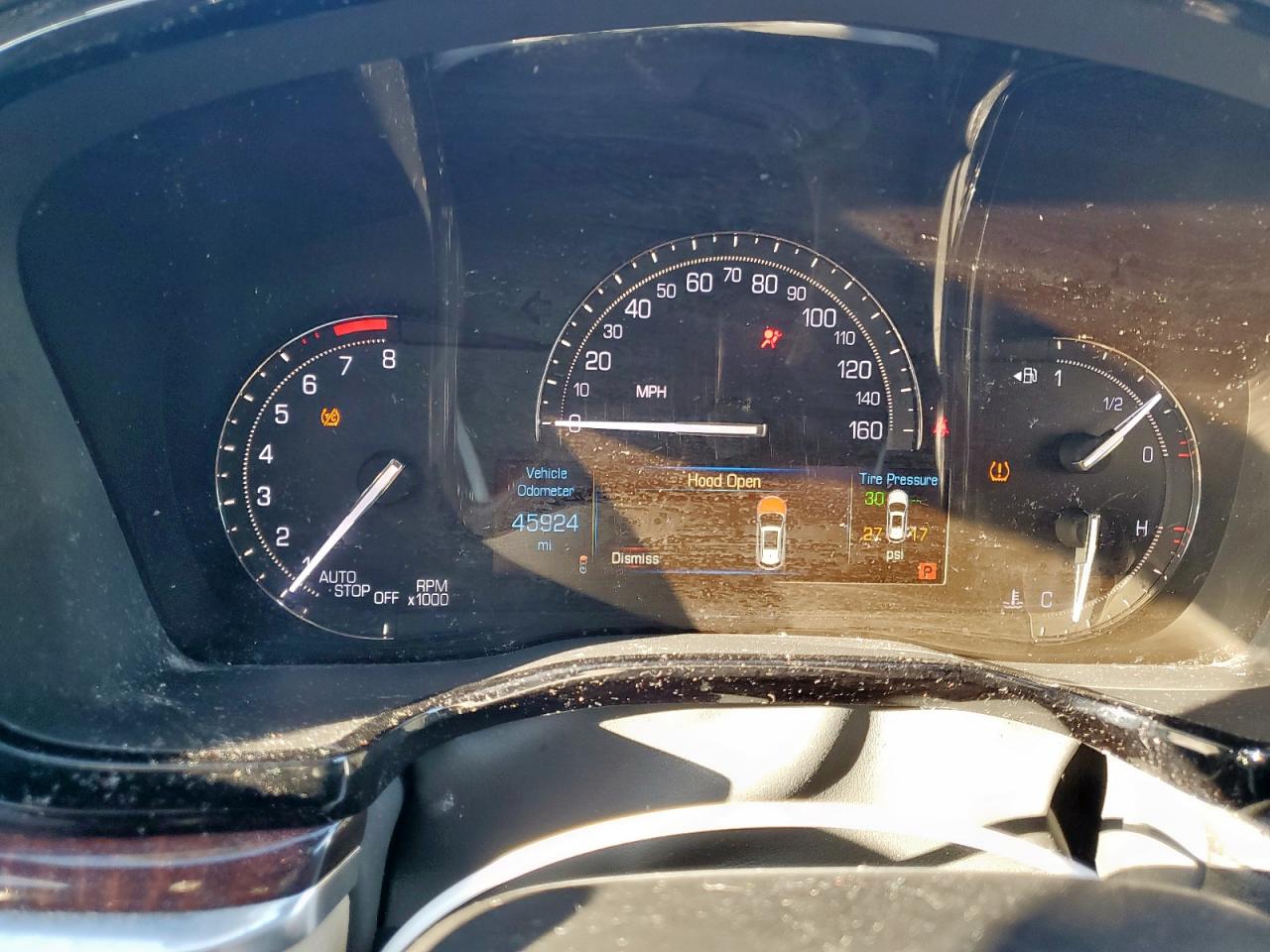 2018 Cadillac XT5 VIN 1GYKNCRS6JZ161072 Copart auction photo, rear end / hail damage thumbnail 9
