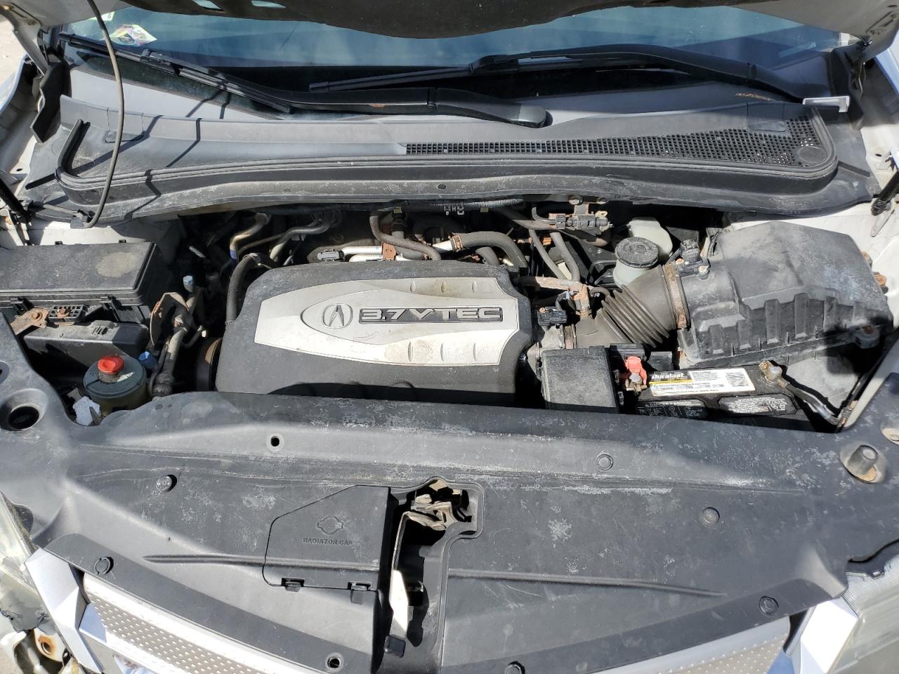 2007 Acura MDX VIN 2HNYD28257H518873 Copart auction photo, front end damage thumbnail 11