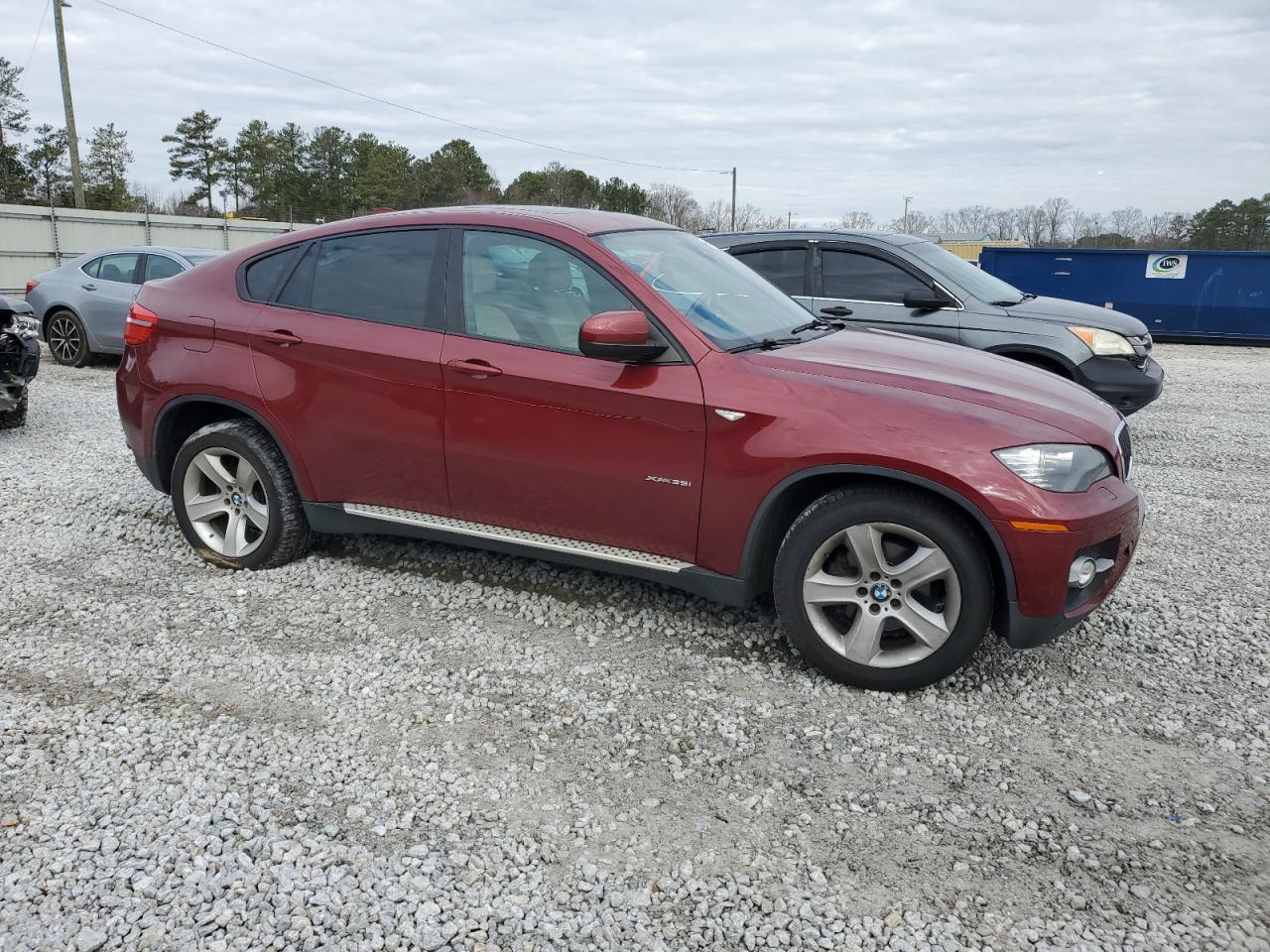 2012 BMW X6 VIN 5UXFG2C57CL780654 Copart auction photo, rear end / undercarriage damage thumbnail 4