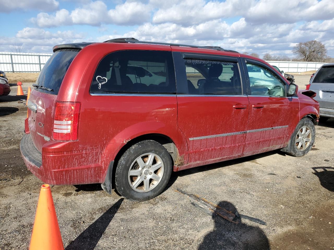 2010 Chrysler Town & Country VIN 2A4RR5D16AR250485 Copart auction photo, front end damage thumbnail 3