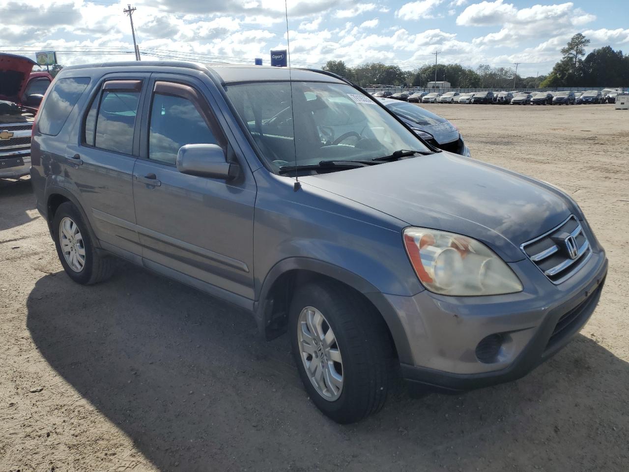 2005 Honda CR-V VIN SHSRD789X5U326896 Copart auction photo, undercarriage / side damage thumbnail 4