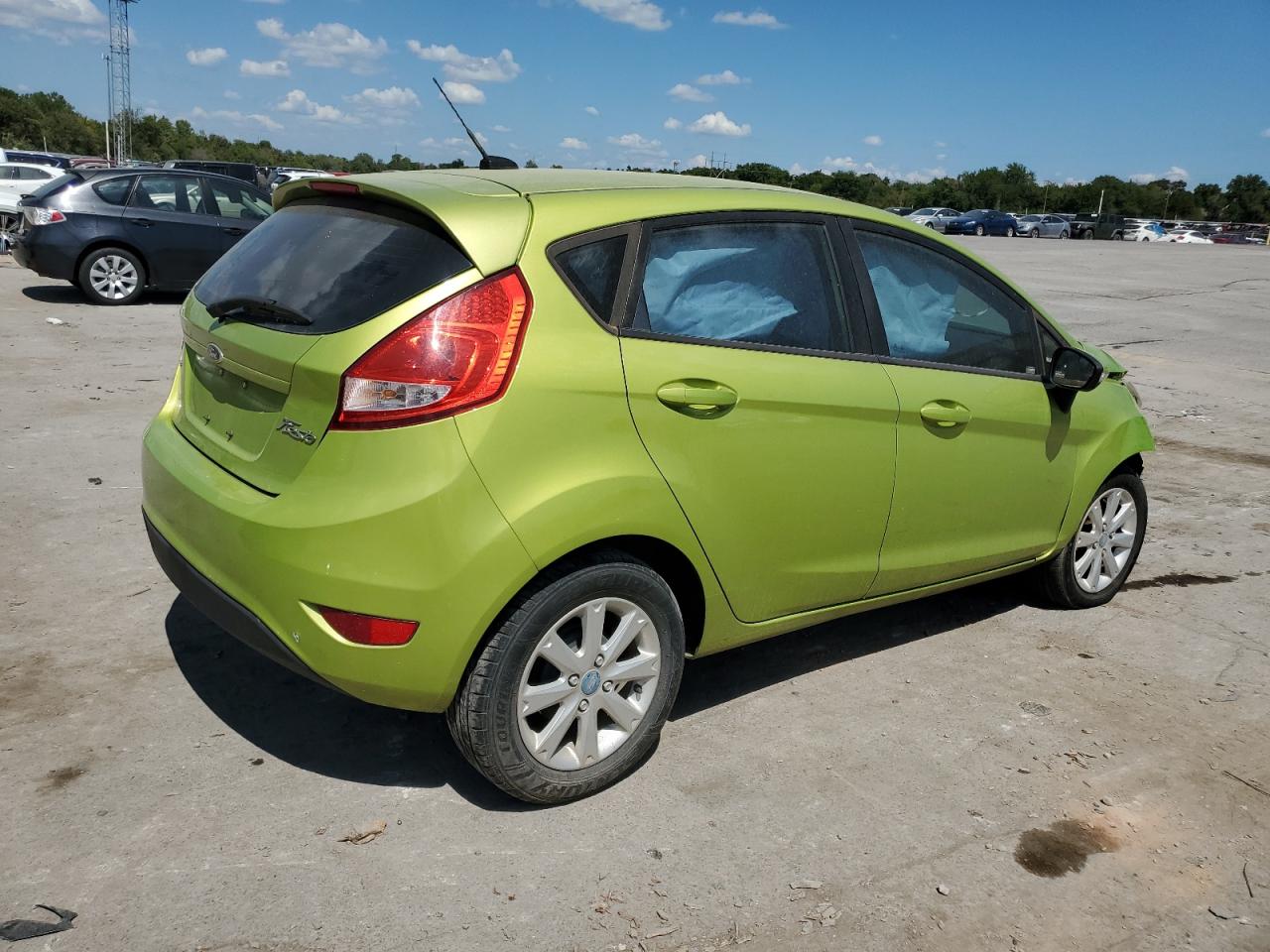 2013 Ford Fiesta VIN 3FADP4EJ3DM214494 Copart auction photo, front end / minor dent/scratches damage thumbnail 3