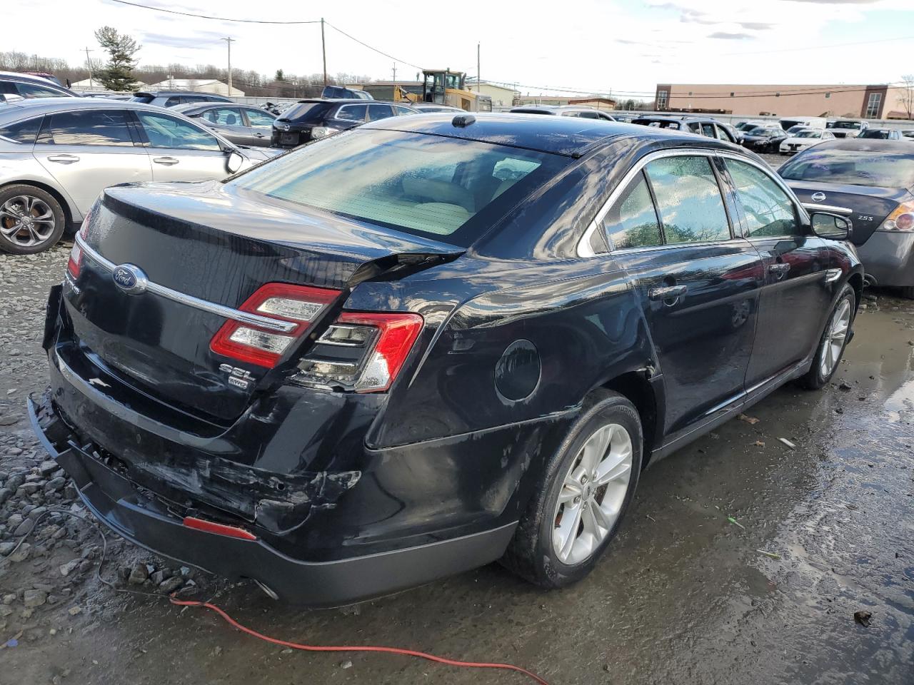 2018 Ford Taurus VIN 1FAHP2H8XJG125459 Copart auction photo, side damage thumbnail 3