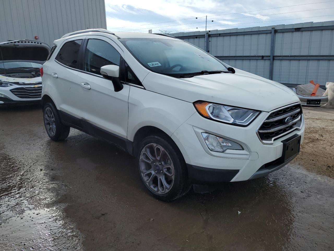 2020 Ford EcoSport VIN MAJ6S3KL5LC362153 Copart auction photo, side / front end damage thumbnail 4
