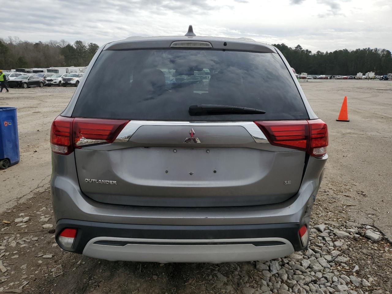 2020 Mitsubishi Outlander VIN JA4AZ3A36LZ044230 Copart auction photo, rear end / all over damage thumbnail 6