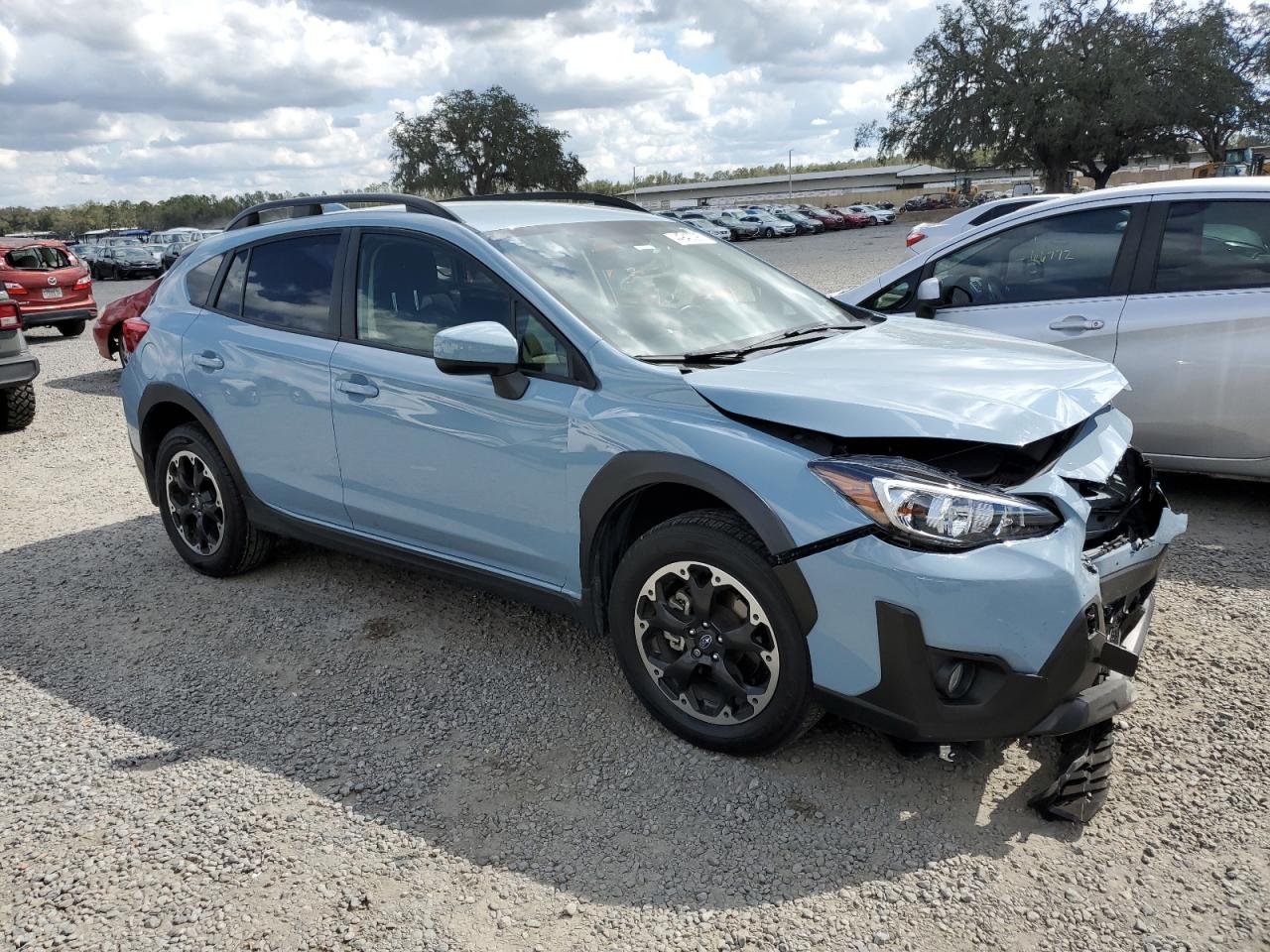 2021 Subaru XV VIN JF2GTAPC9M8672367 Copart auction photo, front end damage thumbnail 4