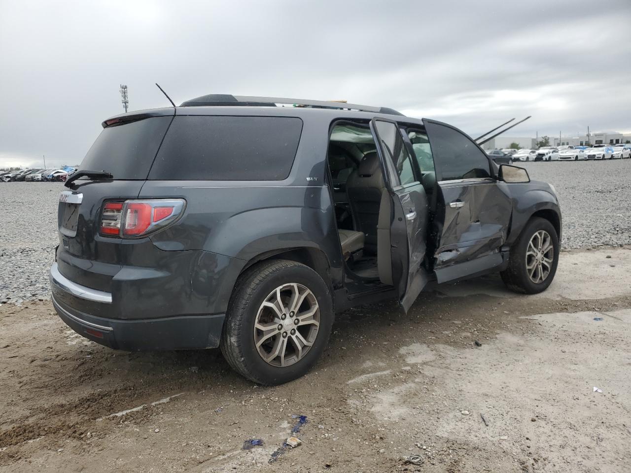 2014 GMC Acadia VIN 1GKKRRKD3EJ121890 Copart auction photo, side damage thumbnail 3