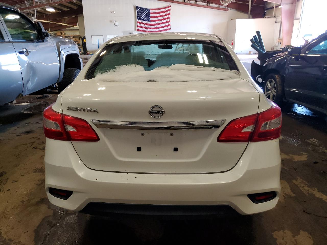 2016 Nissan Sentra VIN 3N1AB7AP6GL662345 Copart auction photo, front end / side damage thumbnail 6