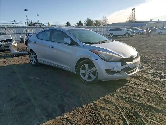 2011 Hyundai Elantra VIN KMHDH4AE7BU157219 Copart auction photo, rear end / front end damage thumbnail 11