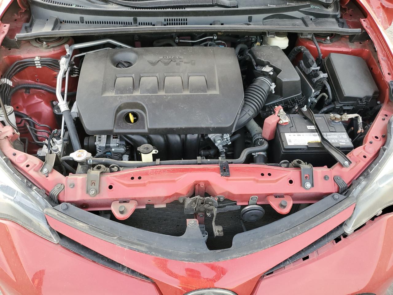 2019 Toyota Corolla VIN 2T1BURHE5KC186760 Copart auction photo, all over damage thumbnail 12