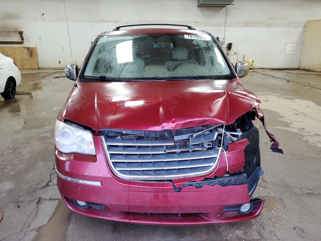 2010 Chrysler Town & Country VIN 2A4RR7DX5AR376109 Copart auction photo, front end / all over damage thumbnail 5