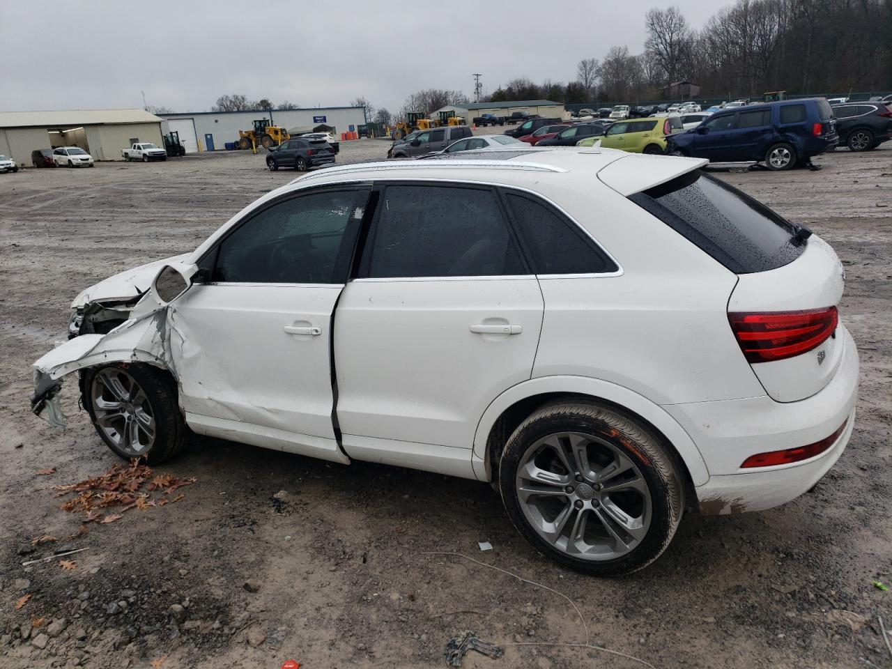 2015 Audi Q3 VIN WA1EFCFS1FR014227 Copart auction photo, all over damage thumbnail 2