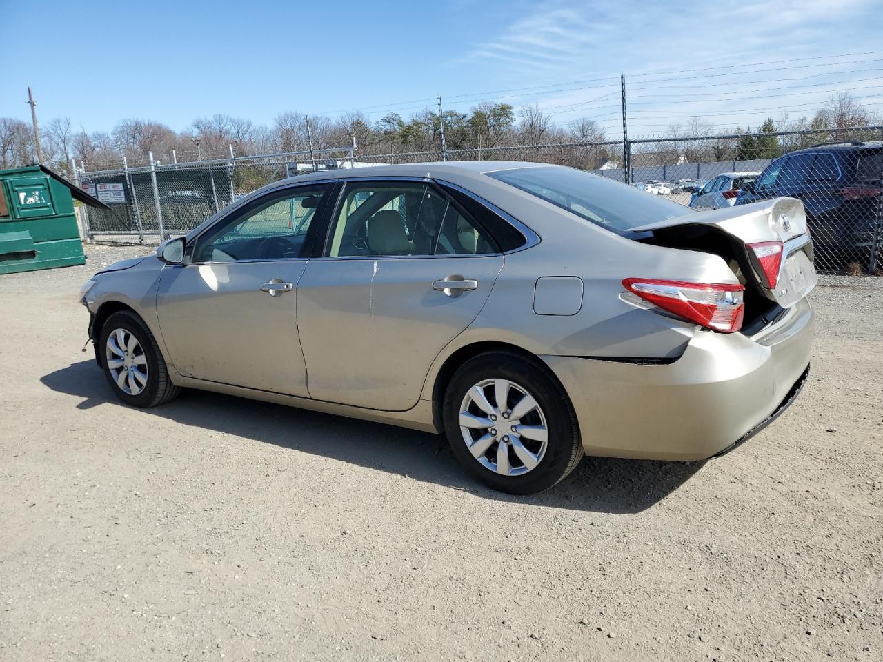 2017 Toyota Camry VIN 4T1BF1FK3HU417568 Copart auction photo, front end / rear end damage thumbnail 2