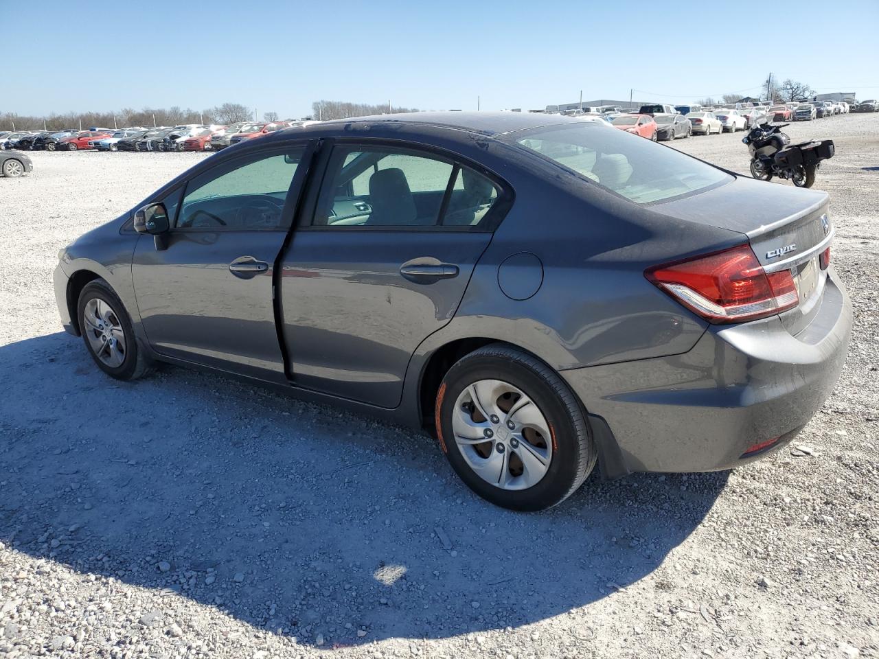 2013 Honda Civic VIN 19XFB2F51DE059722 Copart auction photo, front end damage thumbnail 2
