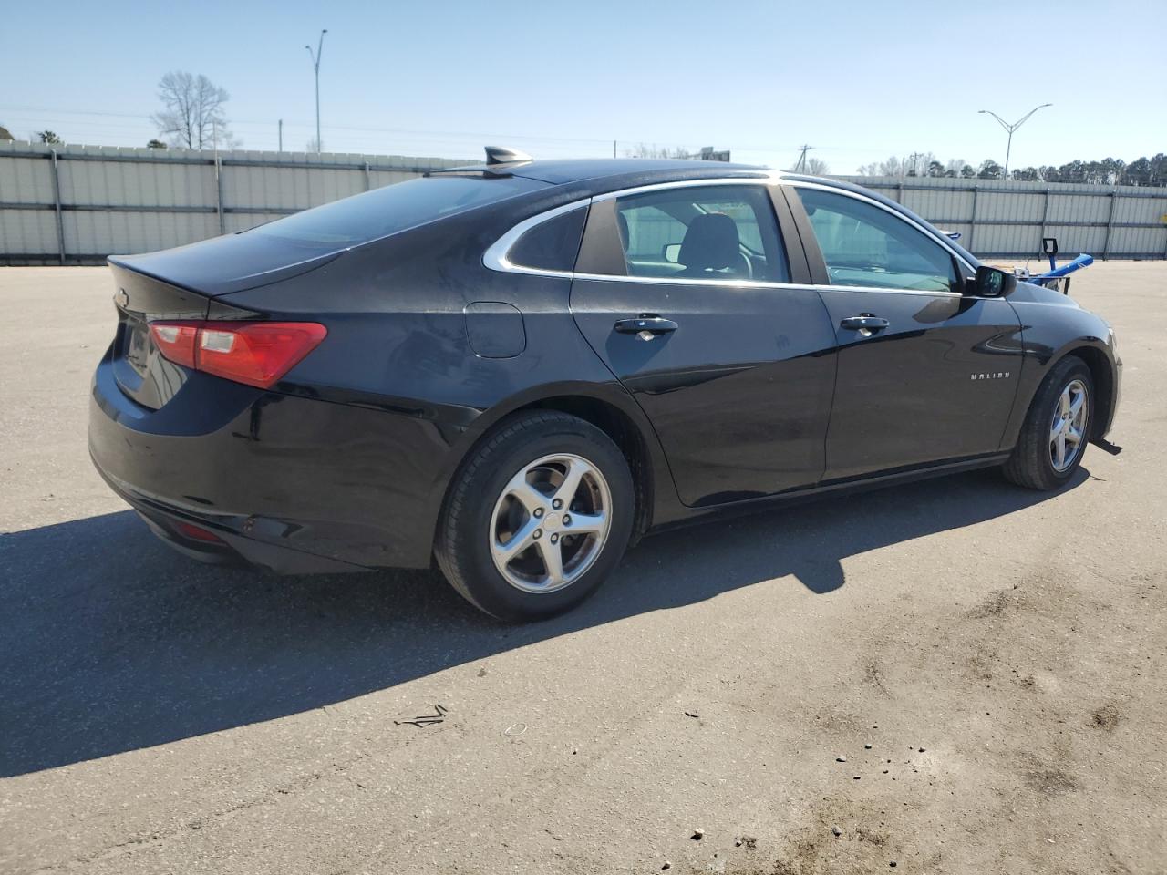 2018 Chevrolet Malibu VIN 1G1ZB5STXJF116884 Copart auction photo, front end / side damage thumbnail 3