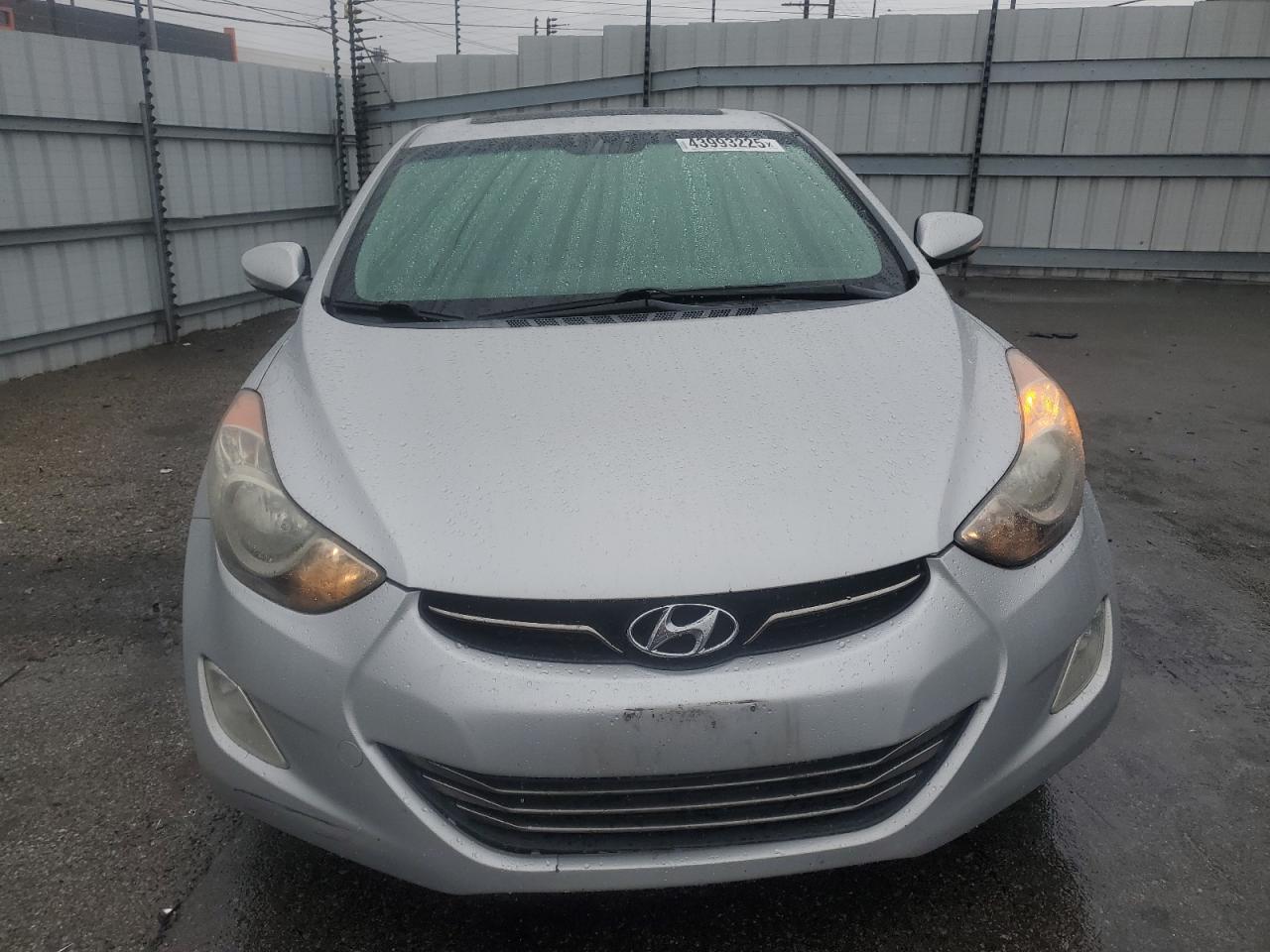 2012 Hyundai Elantra VIN KMHDH4AE7CU248072 Copart auction photo, rear end / front end damage thumbnail 5