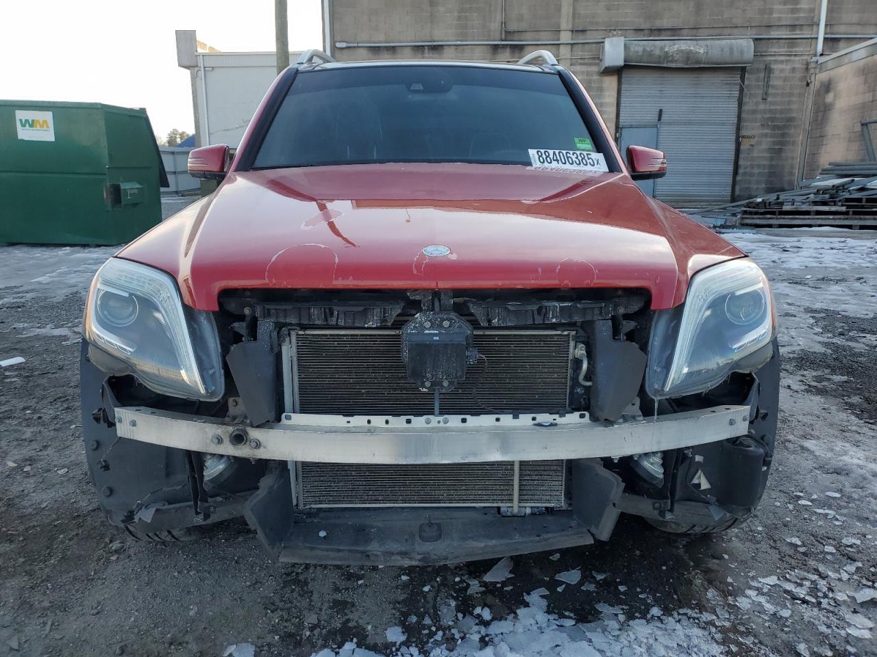 2014 Mercedes-Benz GLK-klasse VIN WDCGG8JB2EG165369 Copart auction photo, front end / rear end damage thumbnail 5