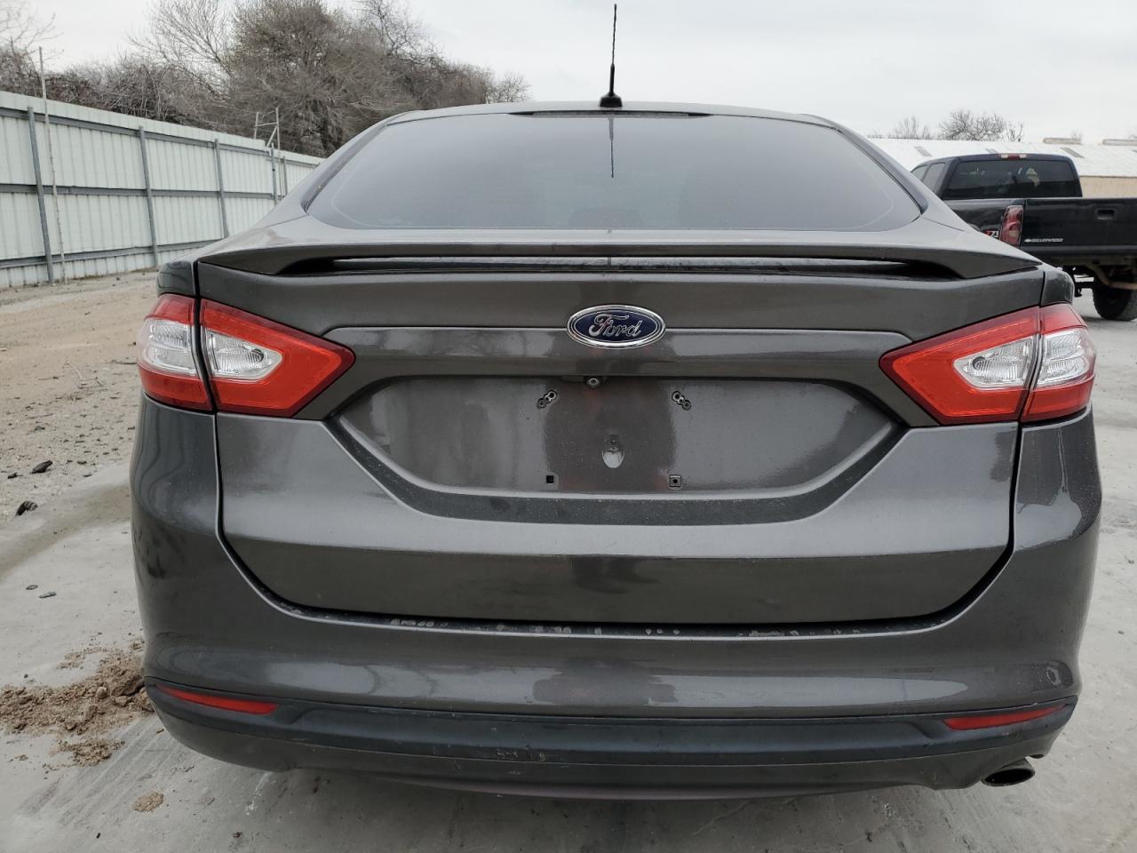 2015 Ford Fusion VIN 1FA6P0H70F5117733 Copart auction photo, rear end damage thumbnail 6