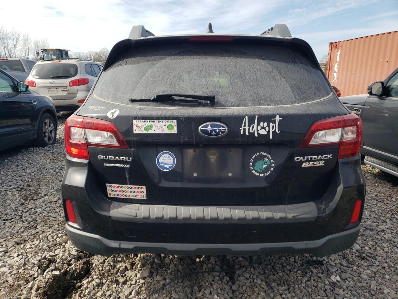 2017 Subaru Outback VIN 4S4BSAHC6H3399705 Copart auction photo, front end damage thumbnail 6