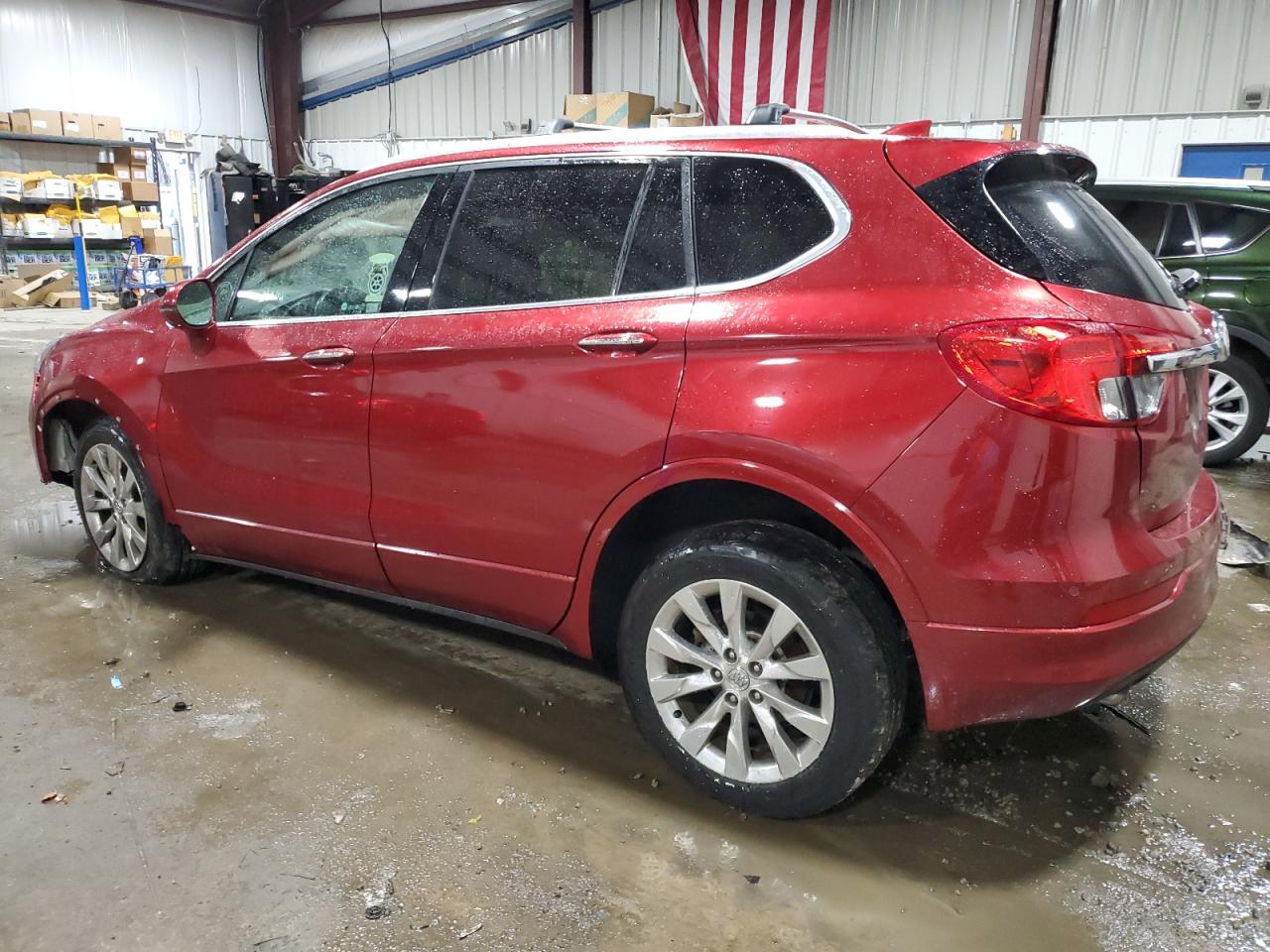 2017 Buick Envision VIN LRBFXDSA5HD039303 Copart auction photo, front end / side damage thumbnail 2