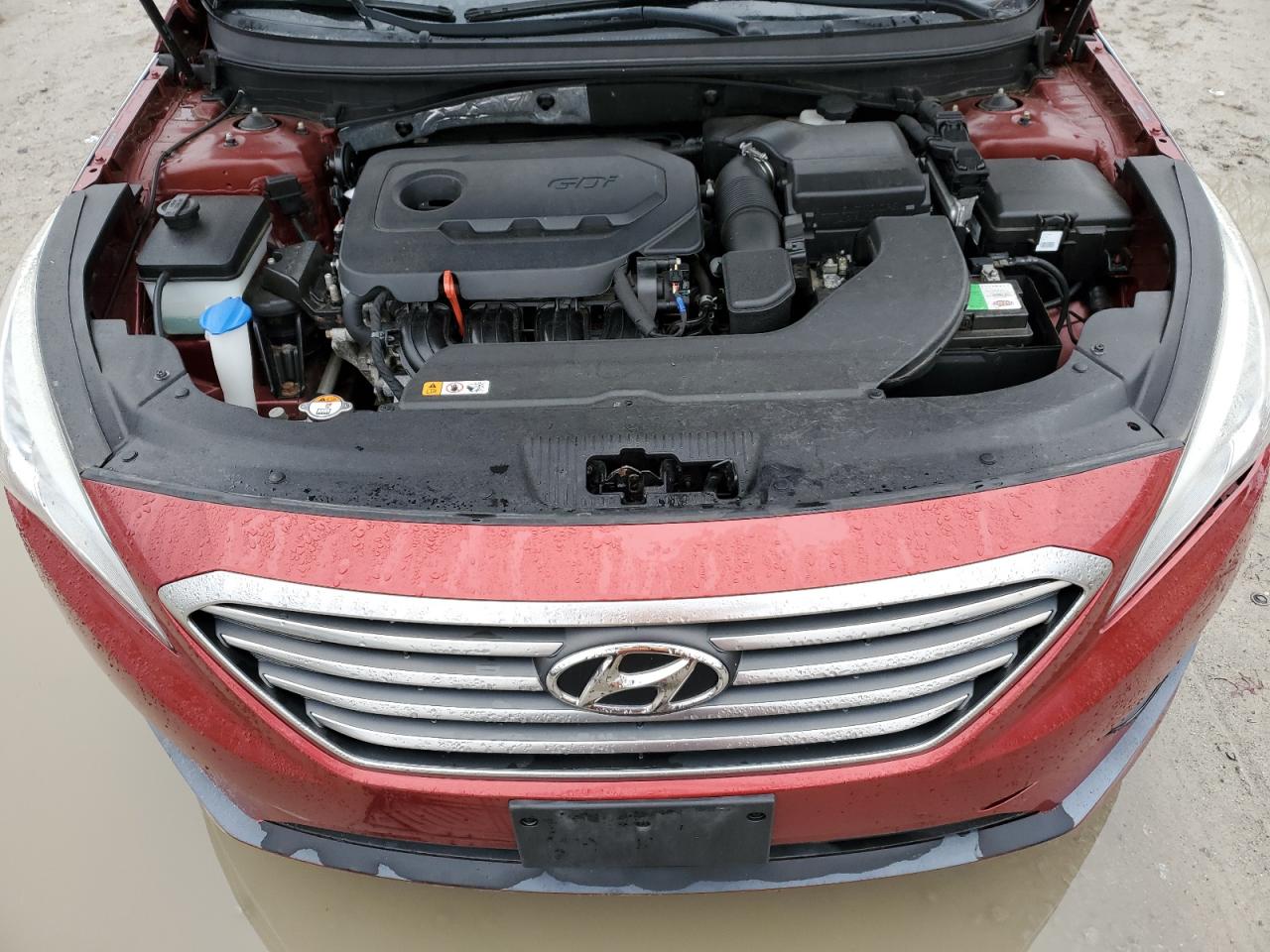 2016 Hyundai Sonata VIN 5NPE24AF5GH417945 Copart auction photo, front end damage thumbnail 11
