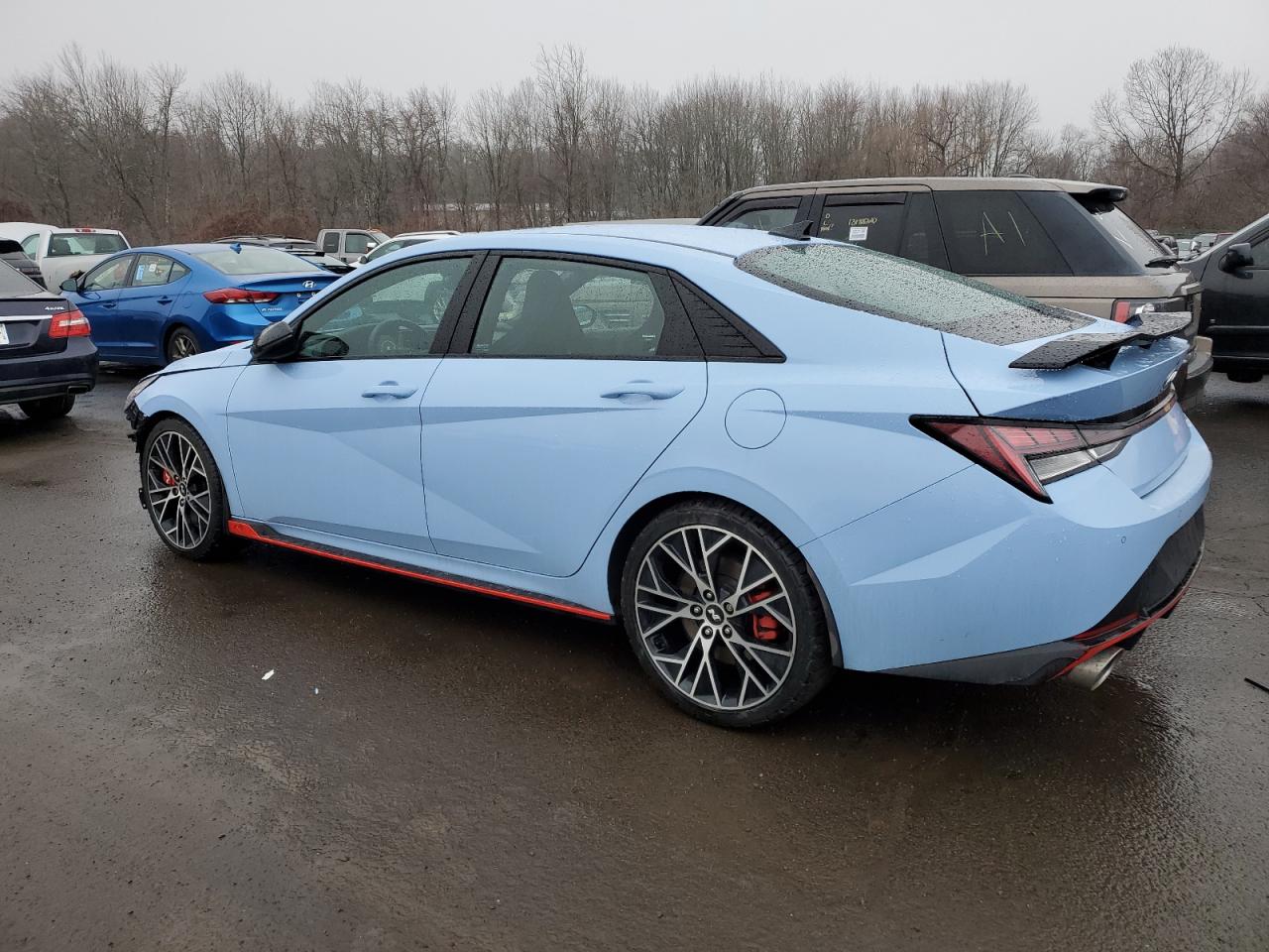 2022 Hyundai Elantra VIN KMHLW4AK9NU007107 Copart auction photo, front end / minor dent/scratches damage thumbnail 2