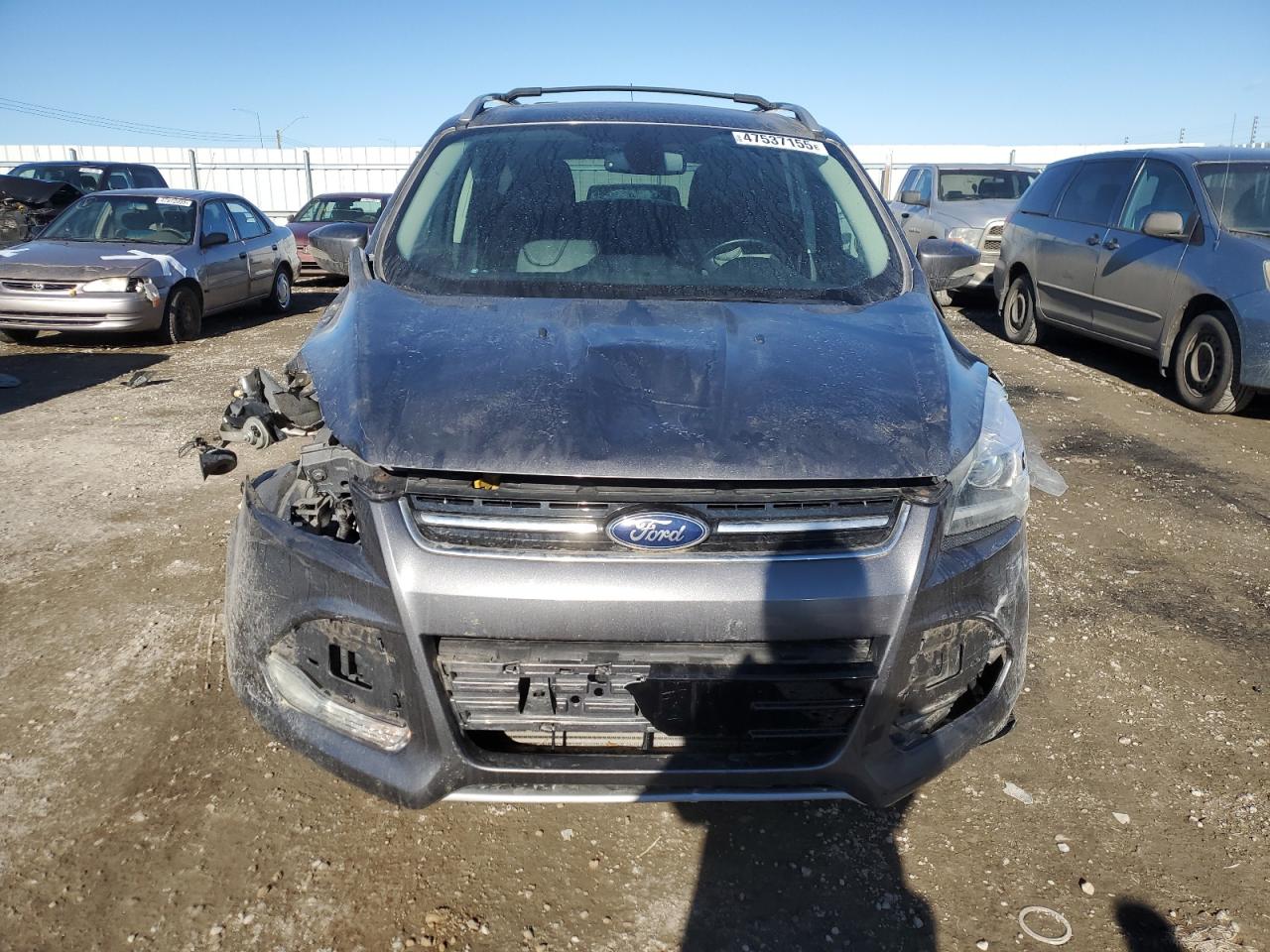 2013 Ford Escape VIN 1FMCU9J98DUA42963 Copart auction photo, front end / undercarriage damage thumbnail 5
