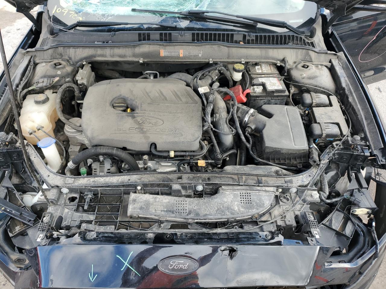 2018 Ford Fusion VIN 3FA6P0HDXJR189034 Copart auction photo, front end damage thumbnail 11